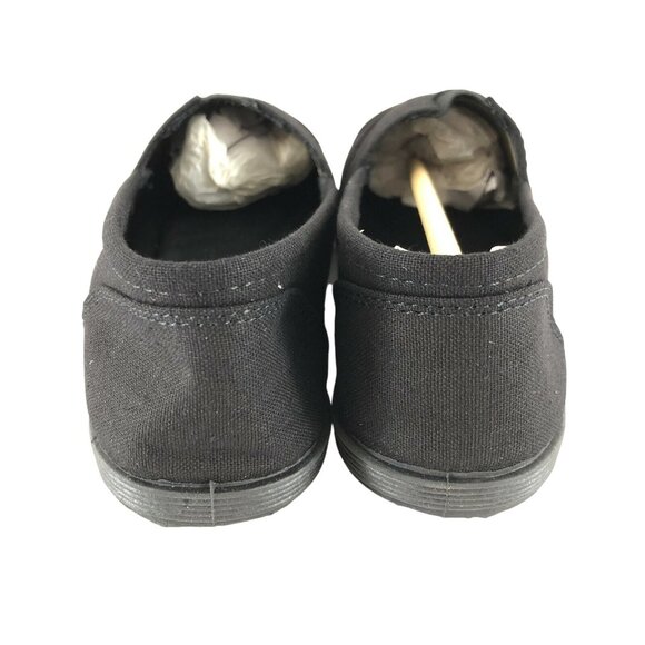 Daily Shoes Womens Canvas Flats Espadrilles Comfy Cushion Black Slip On Size 5.5 - Picture 3 of 6